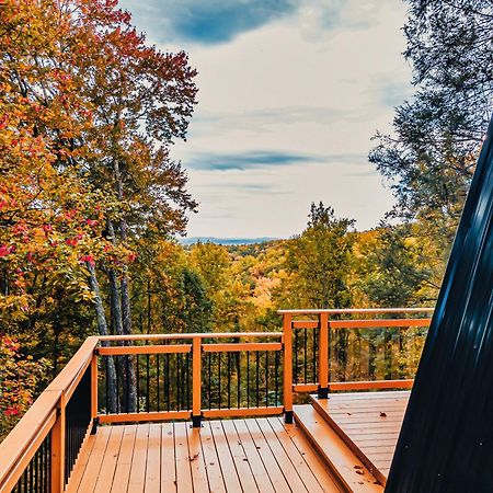 Secluded Mtn View New! 10 Mins To Gatlinburg Or Park Villa ภายนอก รูปภาพ
