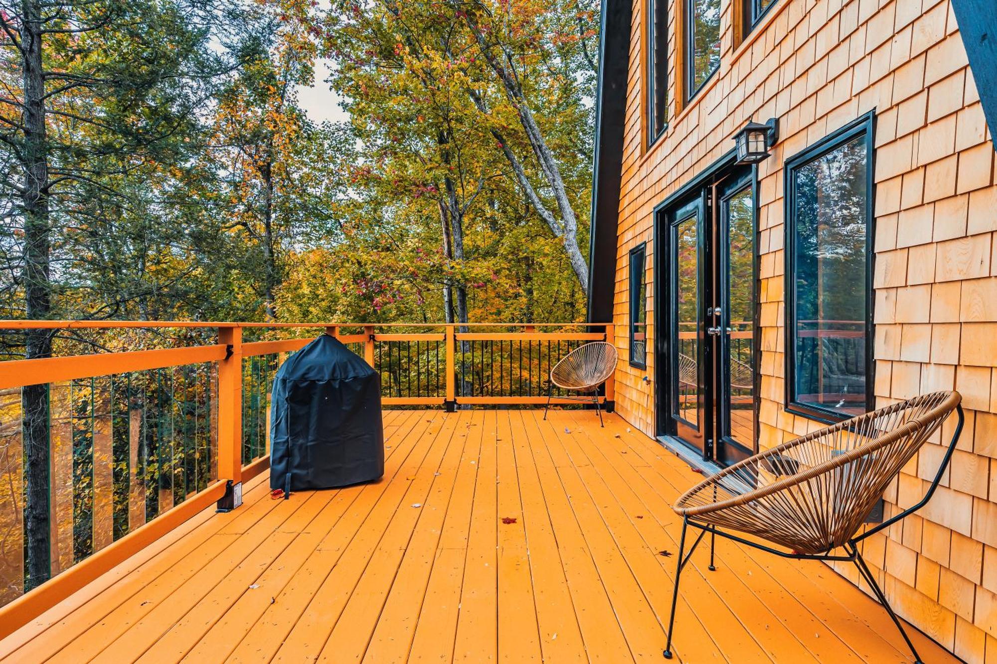 Secluded Mtn View New! 10 Mins To Gatlinburg Or Park Villa ภายนอก รูปภาพ